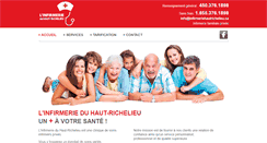 Desktop Screenshot of infirmeriehautrichelieu.ca